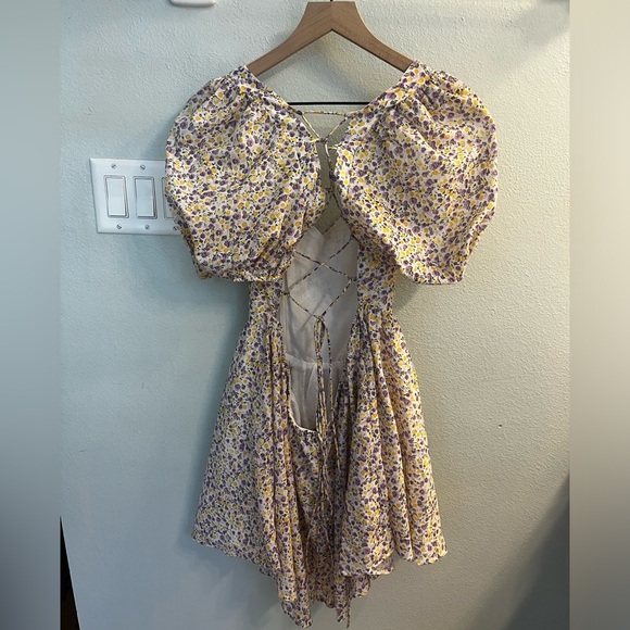 Bardot Marlie Ditsy floral print Mini Dress in Summer Floral Size XL - Picture 5 of 8